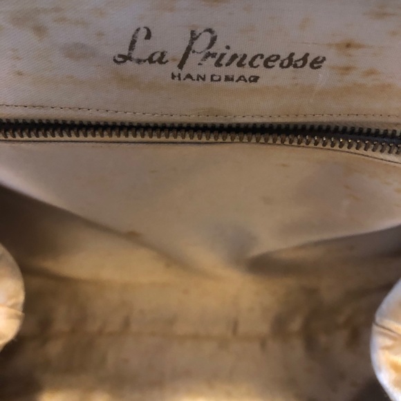 1950’s La Princesse Embroidered Handbag Vintage - Picture 9 of 11